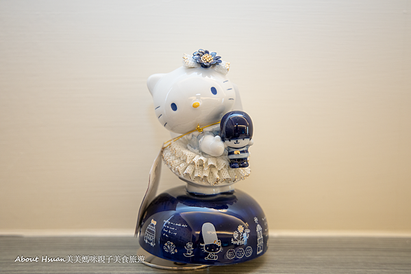 聖誕禮物推薦 來自日本手工製作的瀨戶燒-45週年Hello Kitty花邊陶製人偶旋轉音樂盒娃娃 @About Hsuan美美媽咪親子美食旅遊